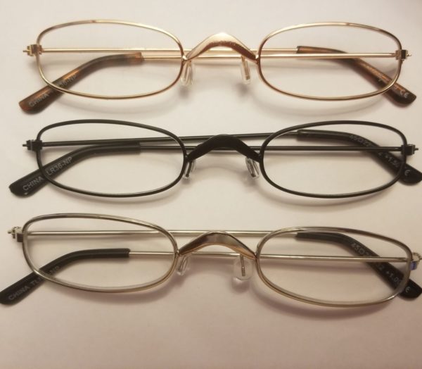 Eye Glasses- Gold Metal Frame Readers | Santa's Clauset